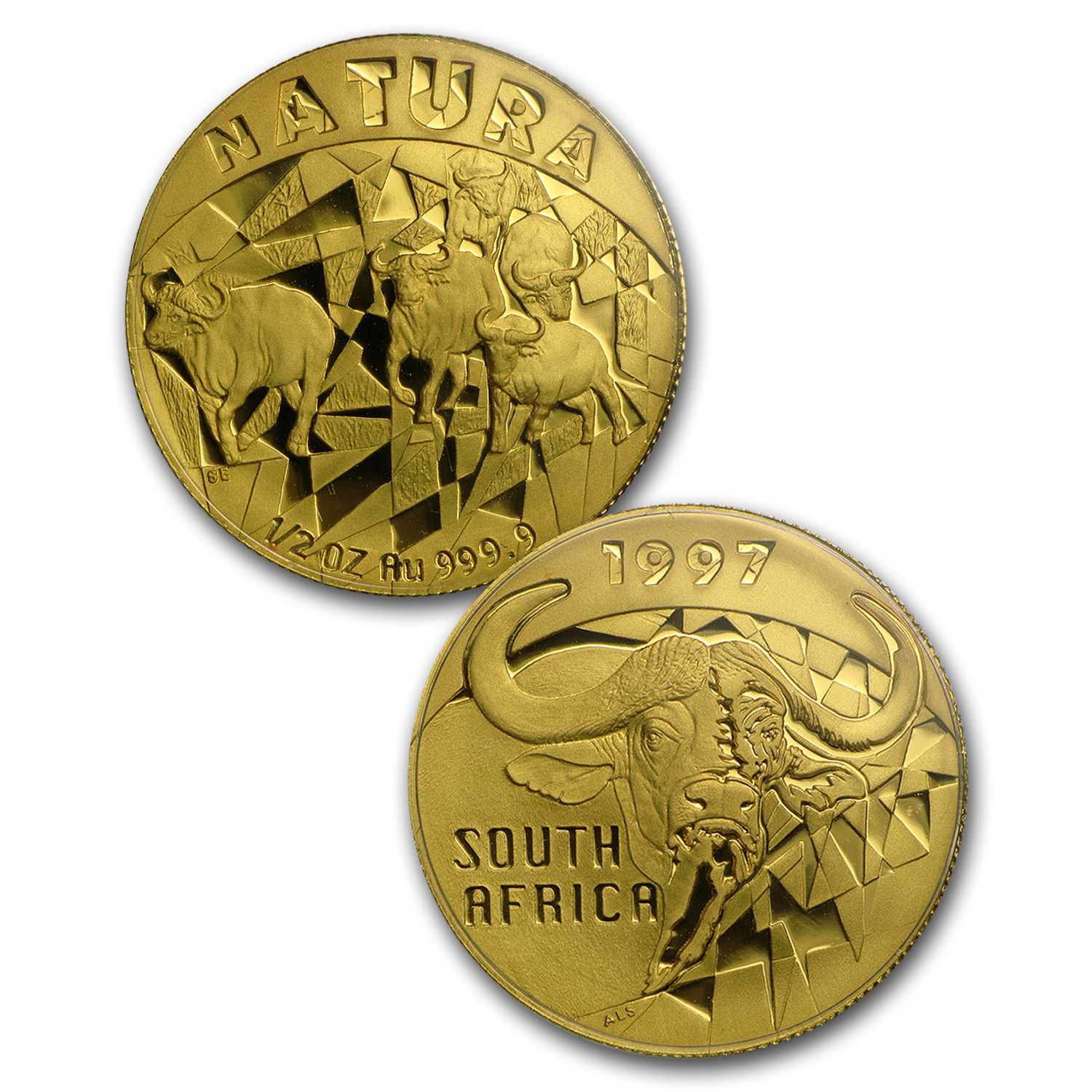 1997 South Africa 4-Coin Gold Natura Buffalo Proof Set | eBay